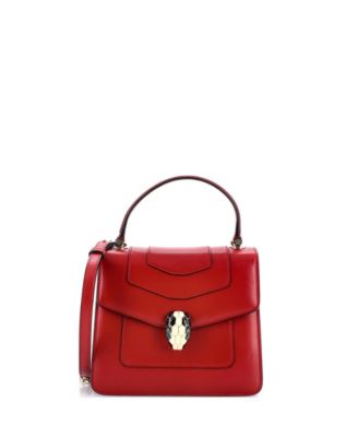 Small Serpenti Forever Top Handle Bag Leather