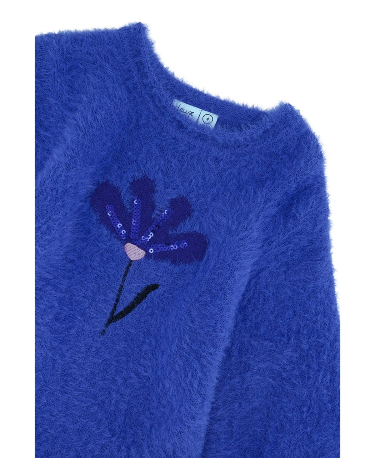 Deux par Deux Toddler Girl (2T - 5T) Hairy Knitted Dress