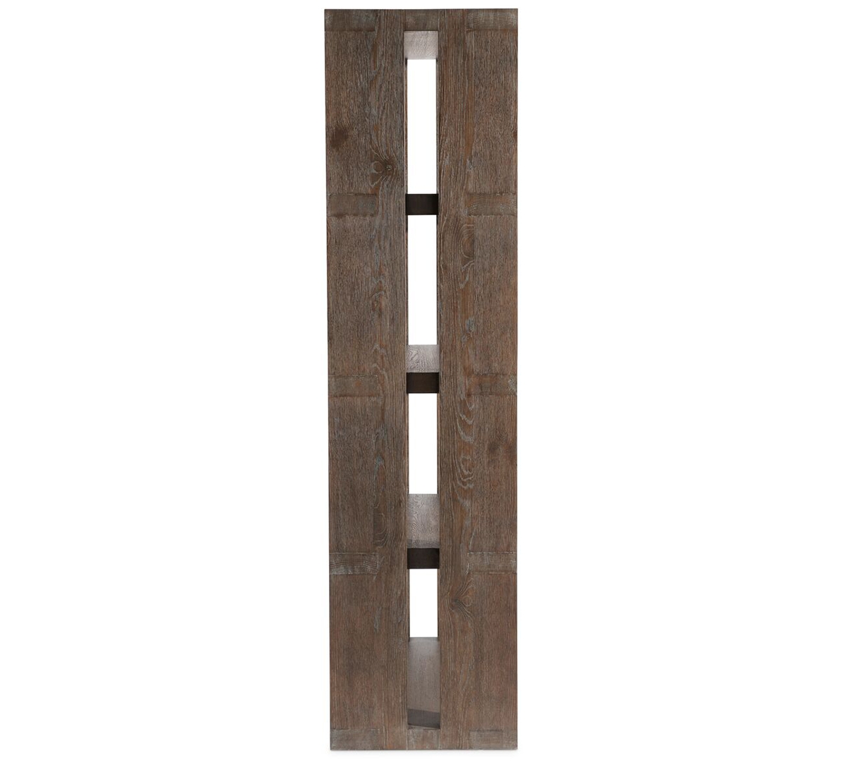 Bernhardt Outline 78" Textured Wood Finished Etagere