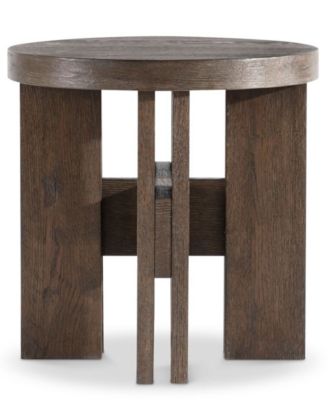 Outline 24" Round Wood Side Table