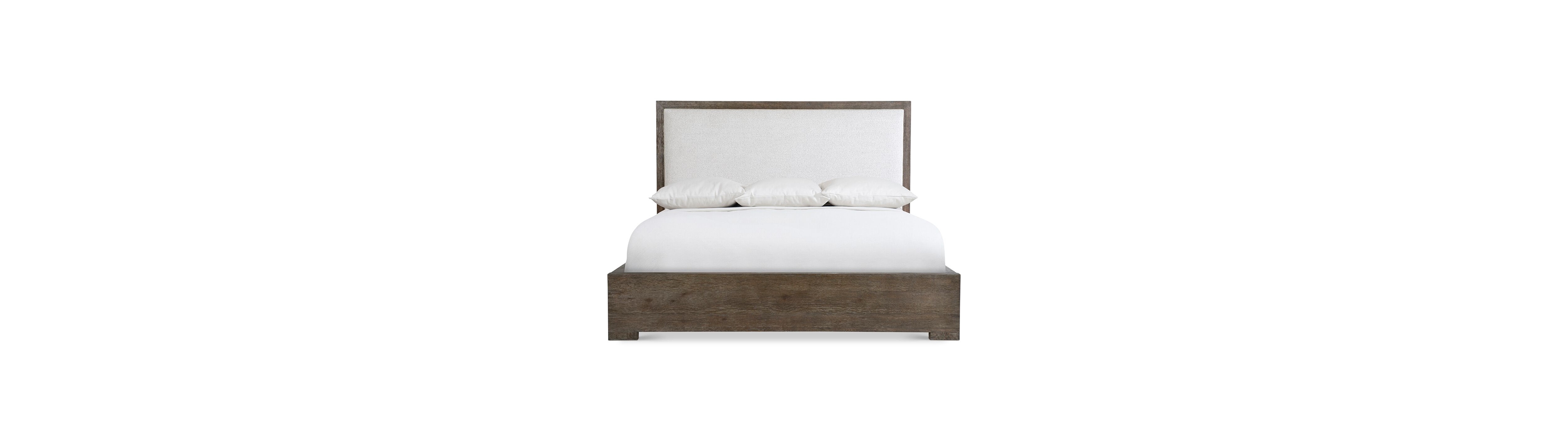 Bernhardt Outline King Wood Panel Bed