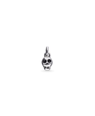 Silver Metal Alloy Skull Charms