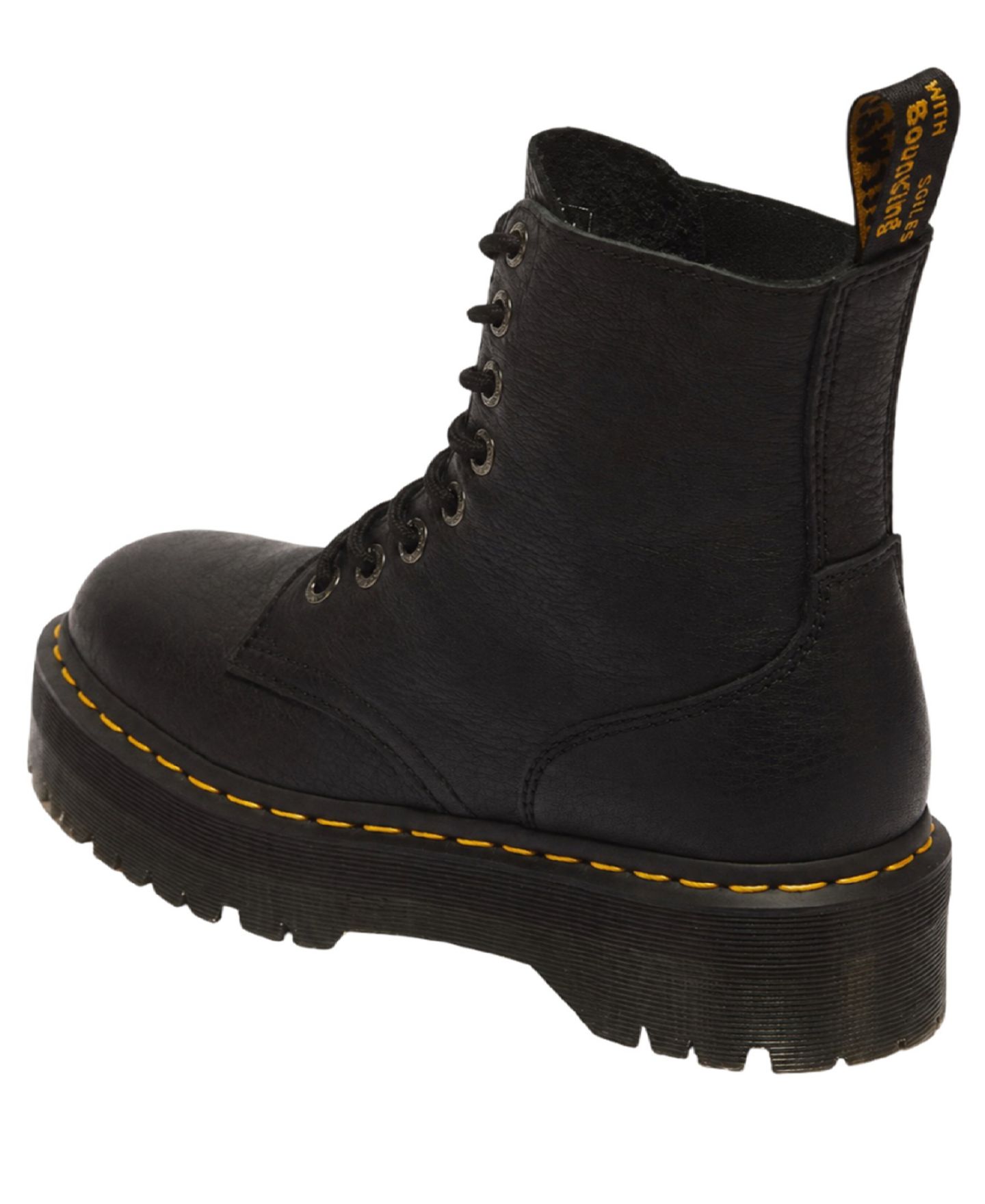 Женские ботинки Dr. Martens Jadon III 8-Eye Lace-Up Platform Combat Booties, цвет: Чёрный — фото 3
