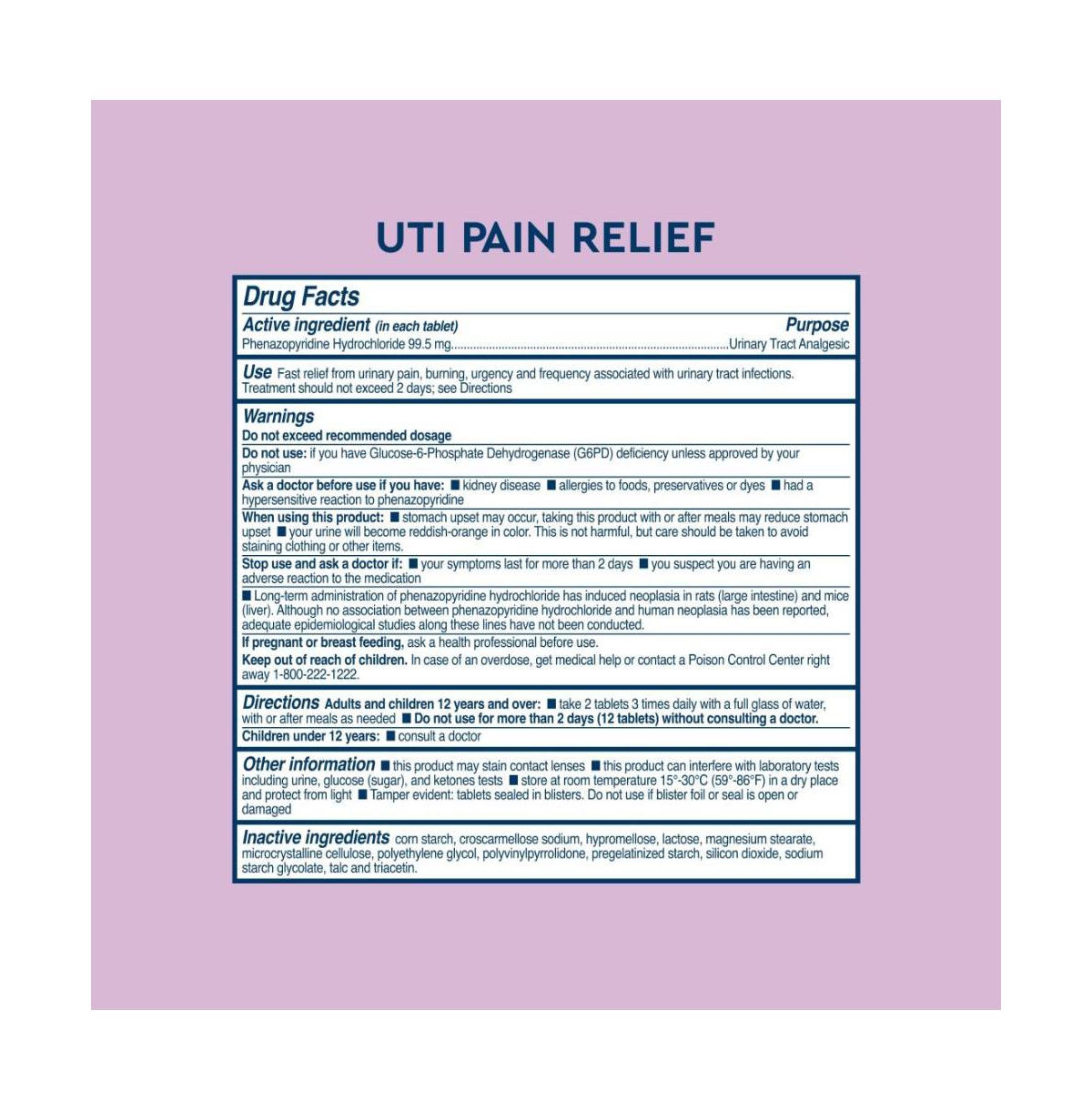 Uqora Uti Emergency Kit - 2 Urinary Tract Infection Test Strips, 12 Uti Pain Relief Tablets and 12 Infection Control Tablets