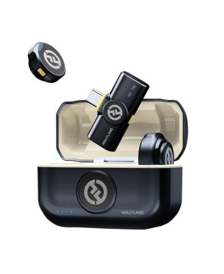 LARK M2 Duo 2.4GHz 2-Person Wireless Lavalier Microphone System with USB-C Plug, Shine Charcoal