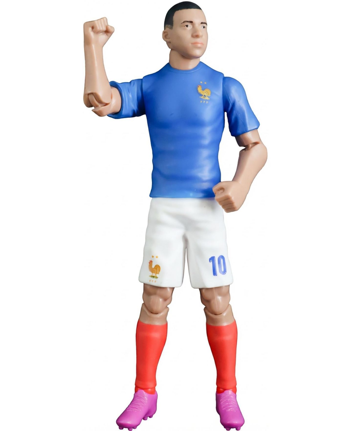 Детская фигурка Banbo Toys Sockers France National Kylian Mbappe 8" Collectible Soccer Action Figure, цвет: Разноцветный — фото 8