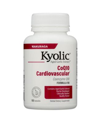 Aged Garlic Extract Formula 110, CoQ10 Cardiovascular, 100 Capsules