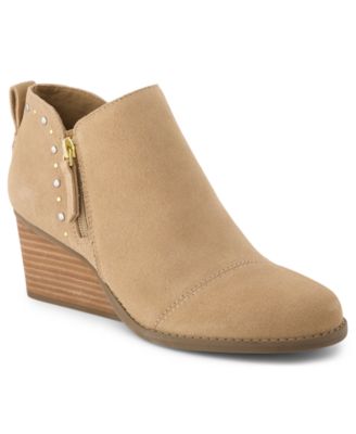 Women's Goldie Zipper Wedge Booties