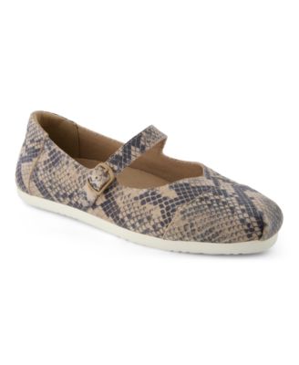 Women's Alpargata Mary Jane Buckled Espadrilles Flats