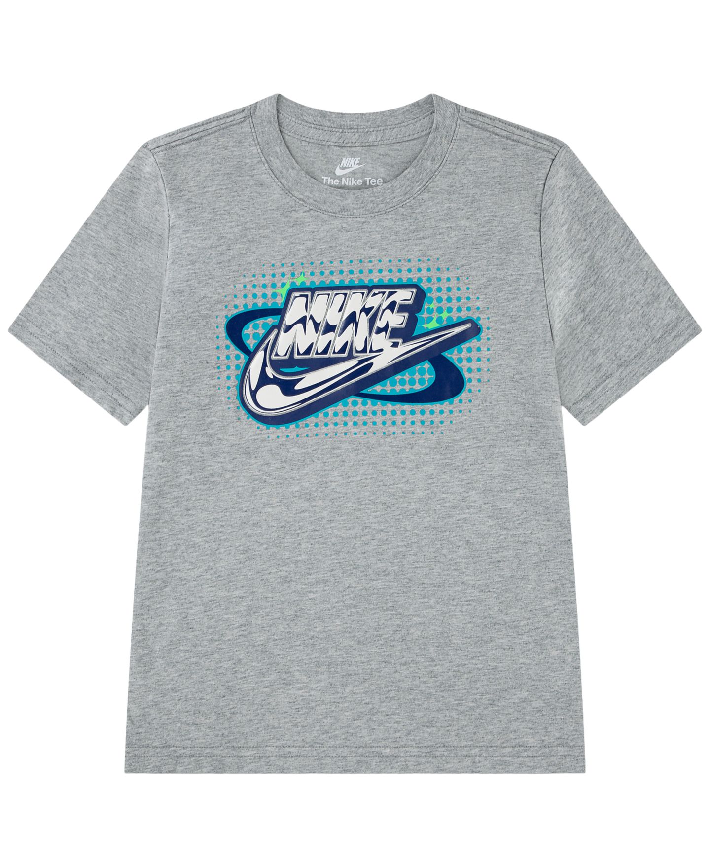 Футболка Nike Y2K Futura Short-Sleeve T-Shirt для мальчиков, цвет: Тёмный серый меланжевый — фото 1