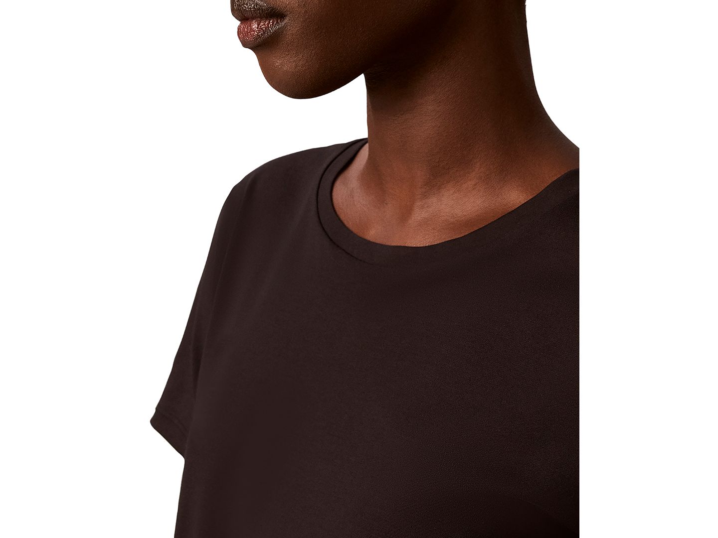 Женский топ Calvin Klein Short-Sleeve, цвет: Чёрный — фото 4