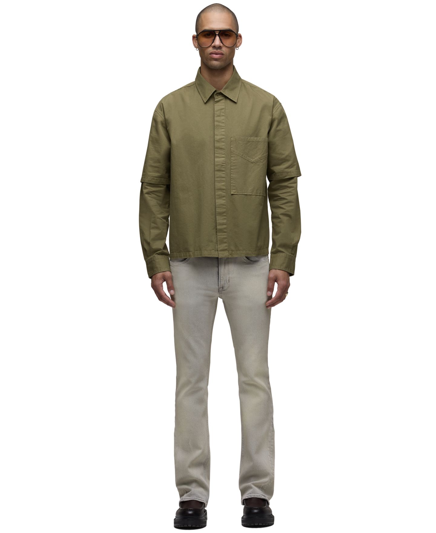 Мужская рубашка Hudson Jeans Our Rex Layered Martini Classic Collar — фото 2
