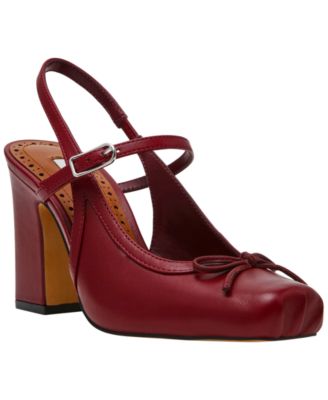 Women's Elaine Slingback Block Heel Ballet Pumps
