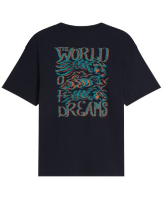 Men's Glitchy Artwork Regular-Fit T-Shirt