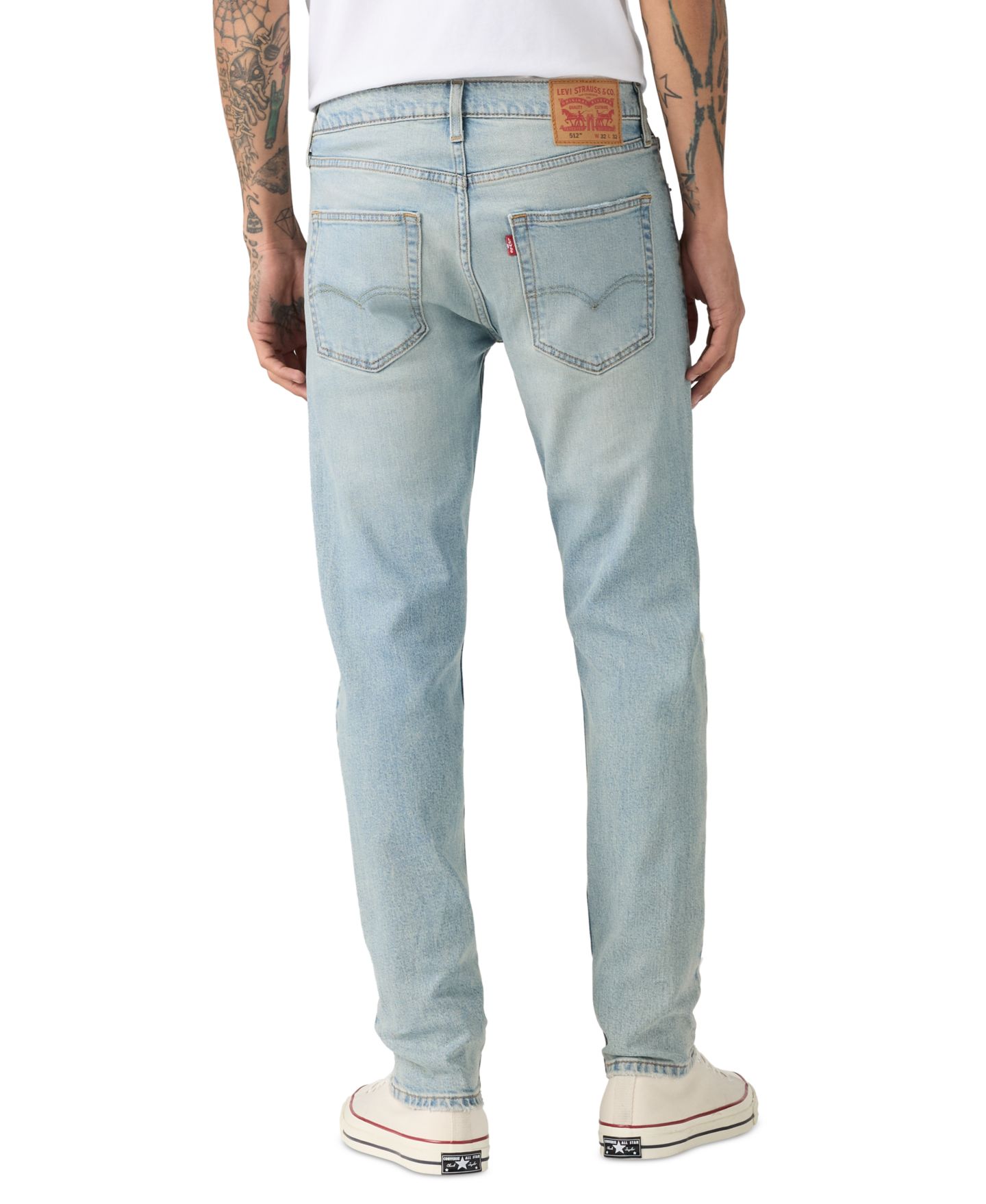 Мужские джинсы Levi's 512™ Slim-Fit Taper Ankle, цвет: Catch Feelings Dx — фото 5