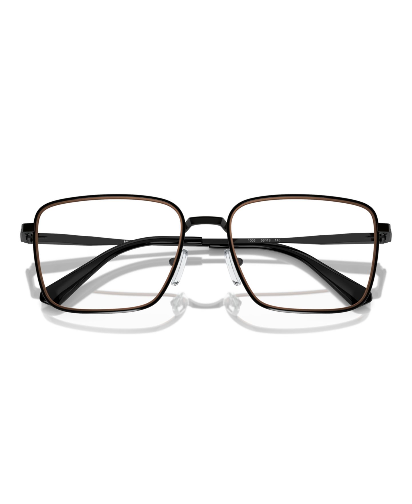 Мужские очки Michael Kors Méribel Eyeglasses, MK3079, цвет: Блестящий чёрный — фото 5