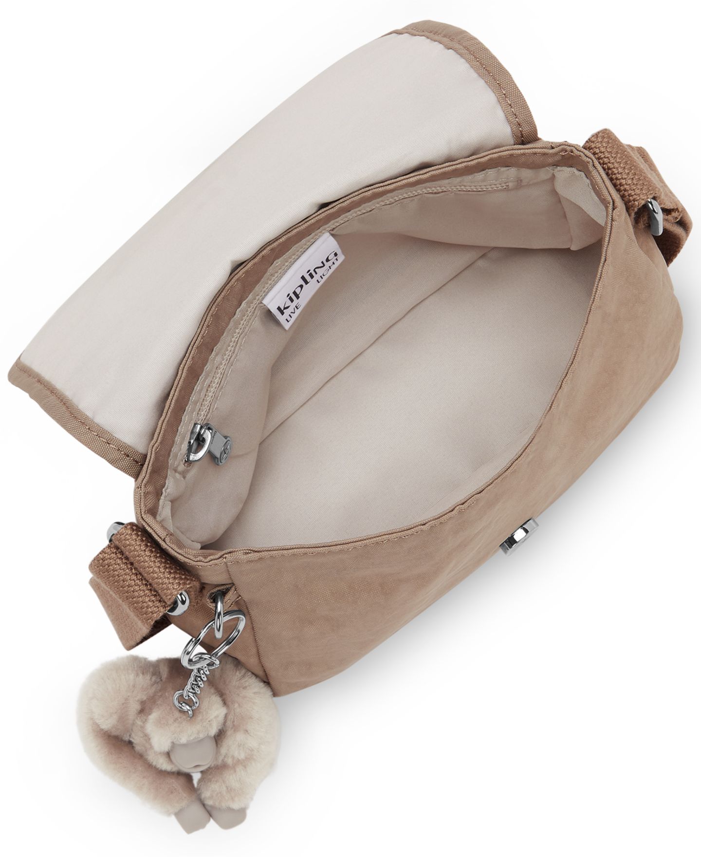 Женская сумка Kipling Sabian Mini Crossbody, цвет: Рыжевато-коричневый бежевый — фото 4