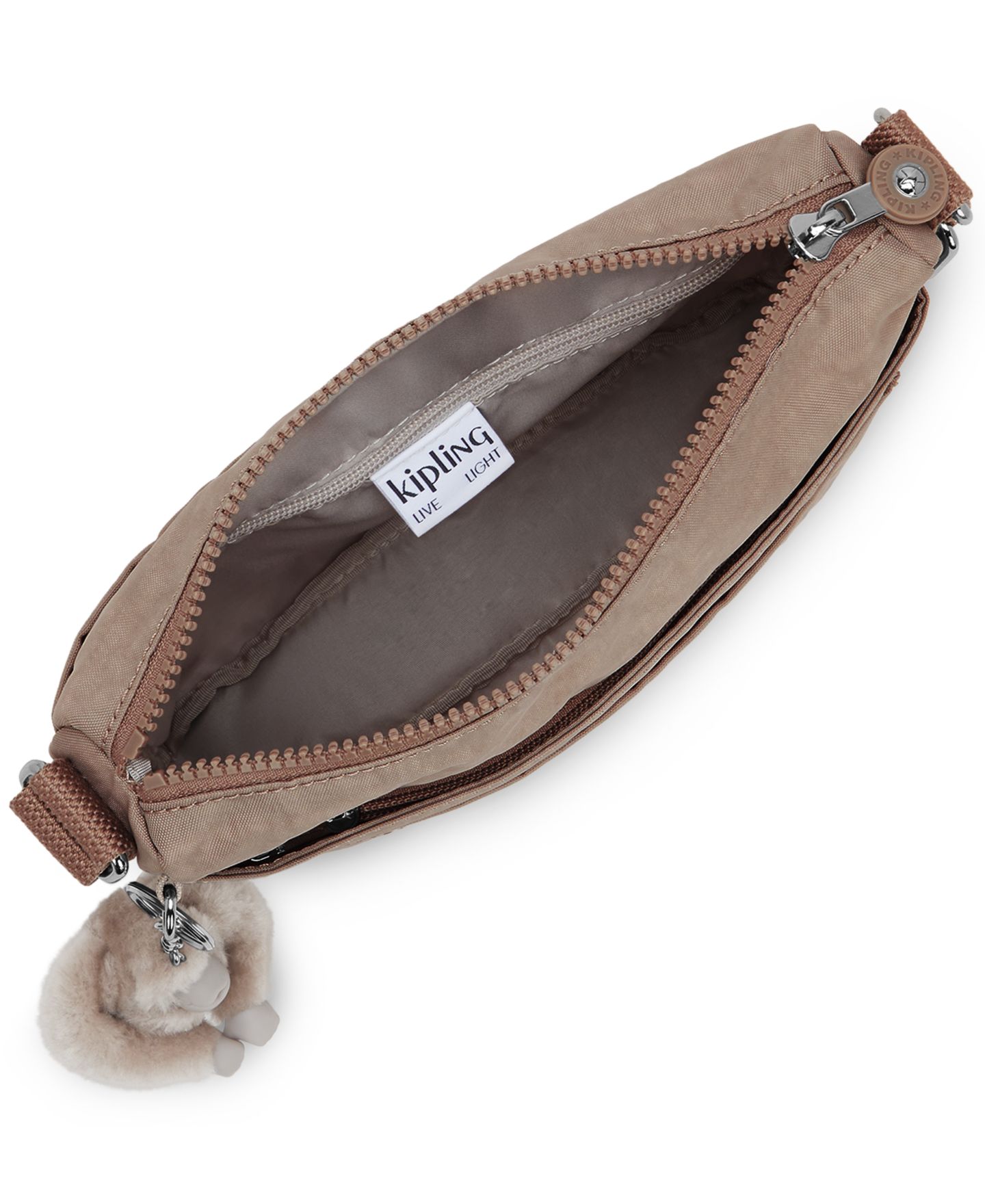 Женская сумка Kipling Sebastian Medium Crossbody, цвет: Рыжевато-коричневый бежевый — фото 4