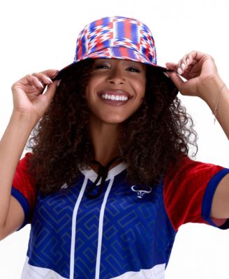 Unisex Kente Reversible Satin Bucket Hat