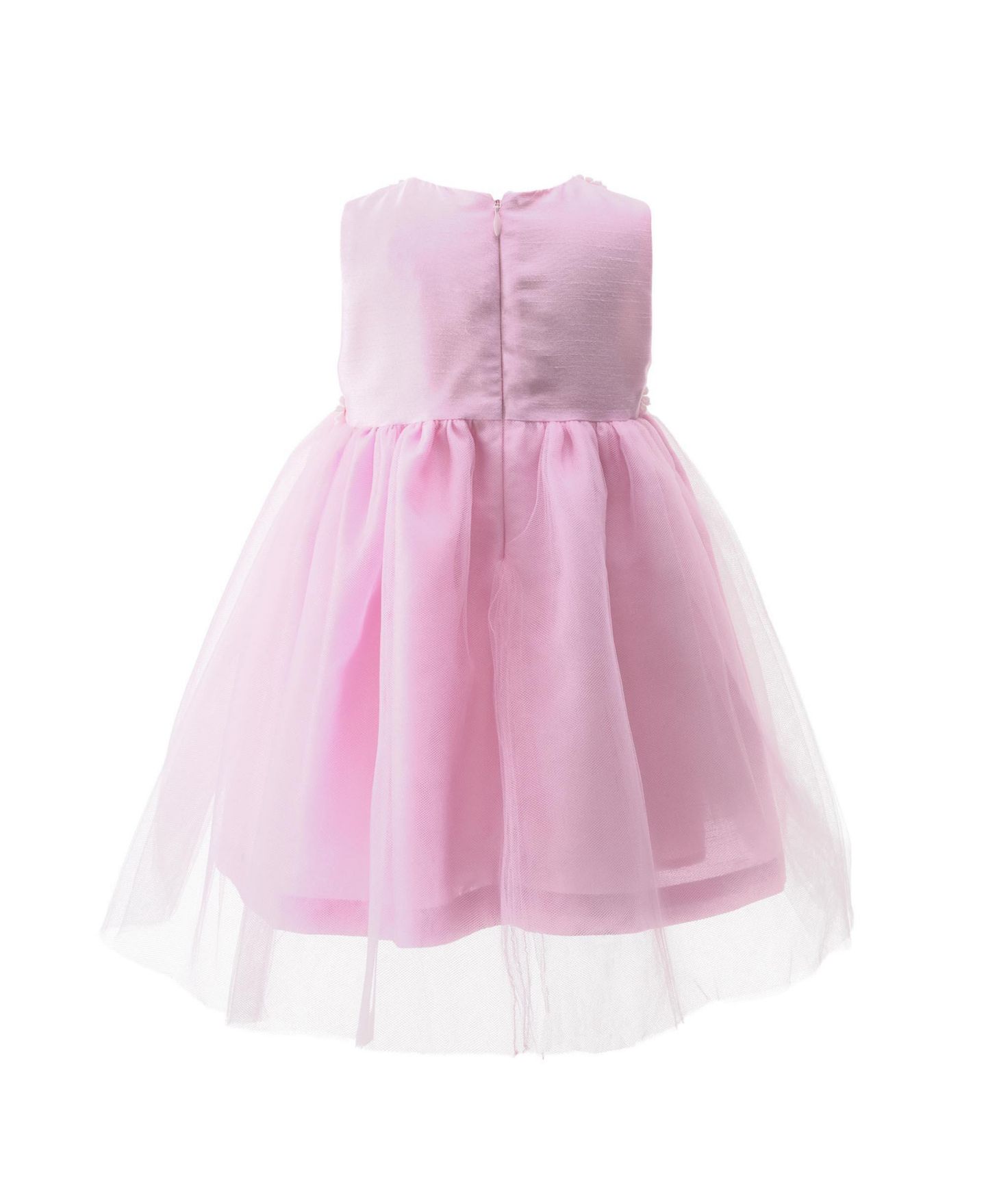 Платье Rachel Riley Daisy Tulle Party Dress для девочек-малышей, цвет: Розовый — фото 2