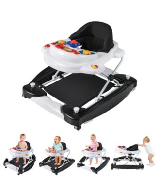 Toddler Baby Walker 6-in-1 Foldable Design with Adjustable Height Support
