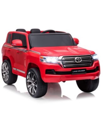 Licensed Toyota Land Cruiser 2 Seater Remote Control Ride-On Car, 66 lb. Capacity, Ages 3+