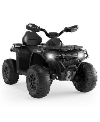  Electric Kids ATV 4-Wheeler Ride-On Car for Ages 3-8 - Dual Motors, Remote Control, LED Headlights, Music Player, Urgent Brake