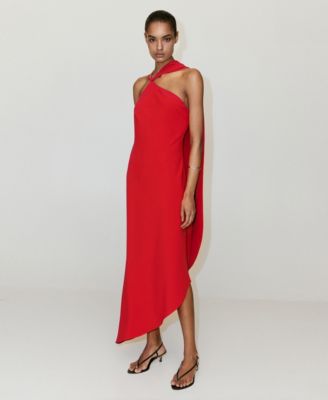 Women's Asymmetrical Scarf Dress