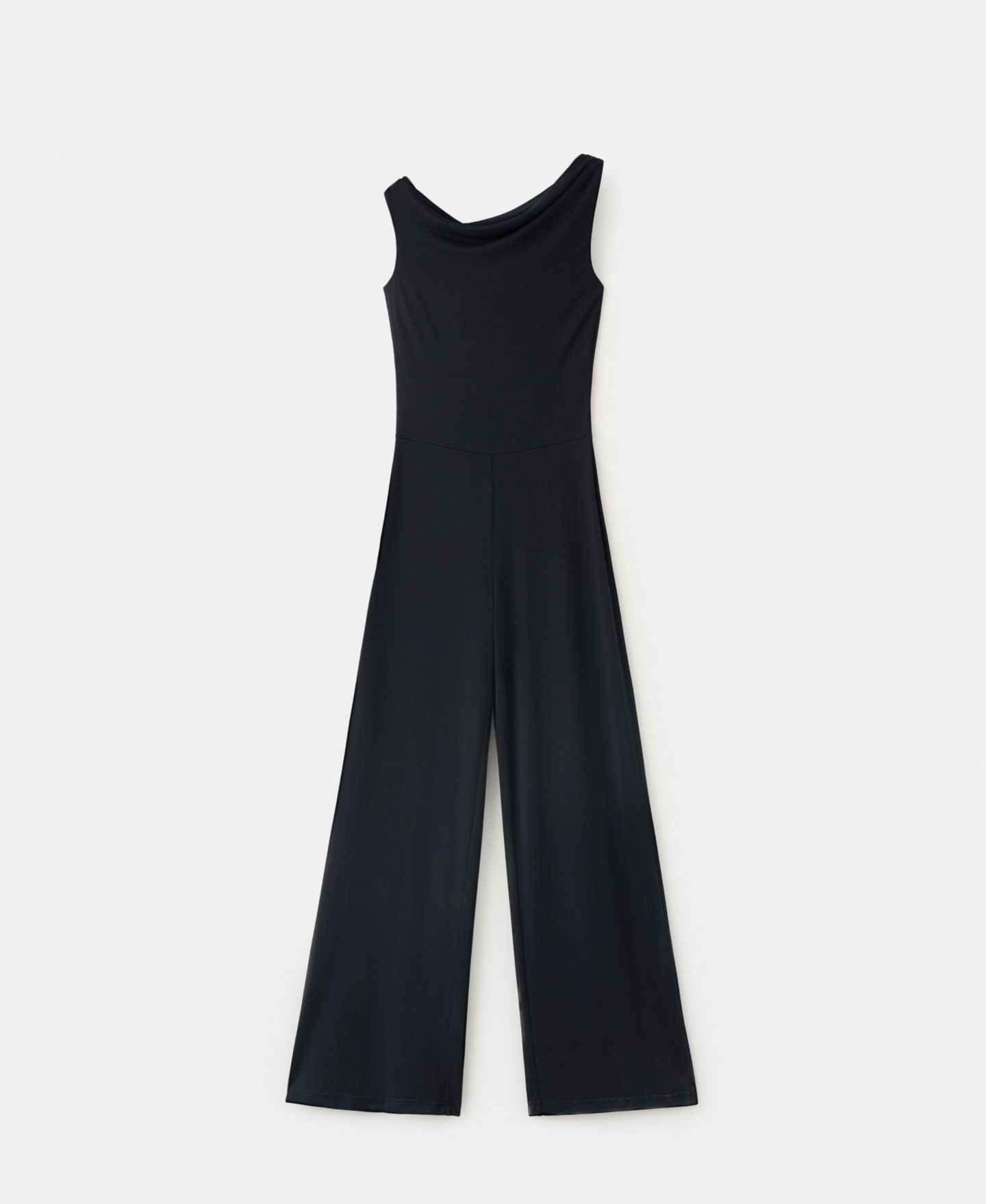 Женский комбинезон MANGO Draped Asymmetrical Jumpsuit, цвет: Серый — фото 2