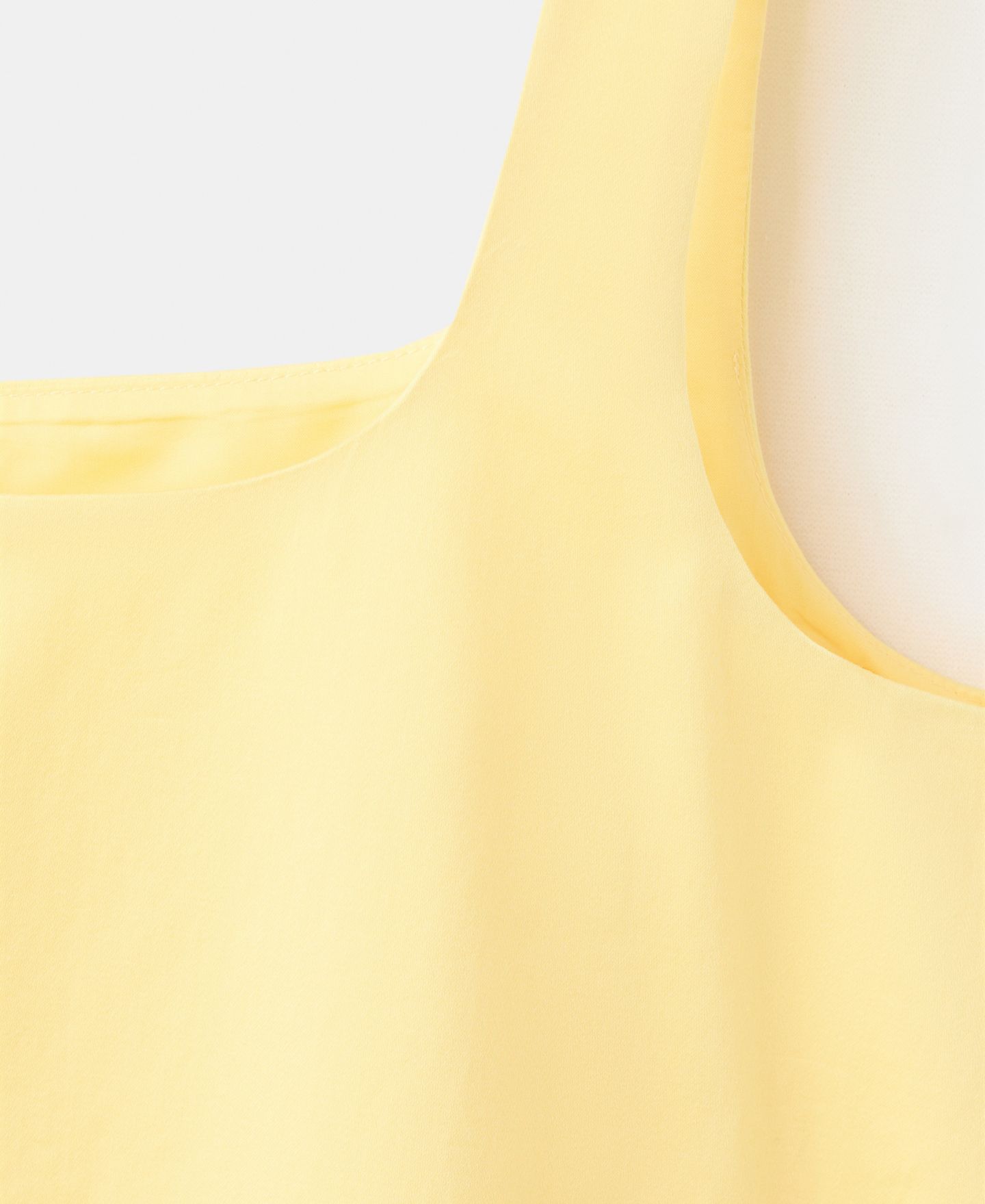 Женское платье Mango Flared Cotton, цвет: Светлый пастельный жёлтый — фото 2