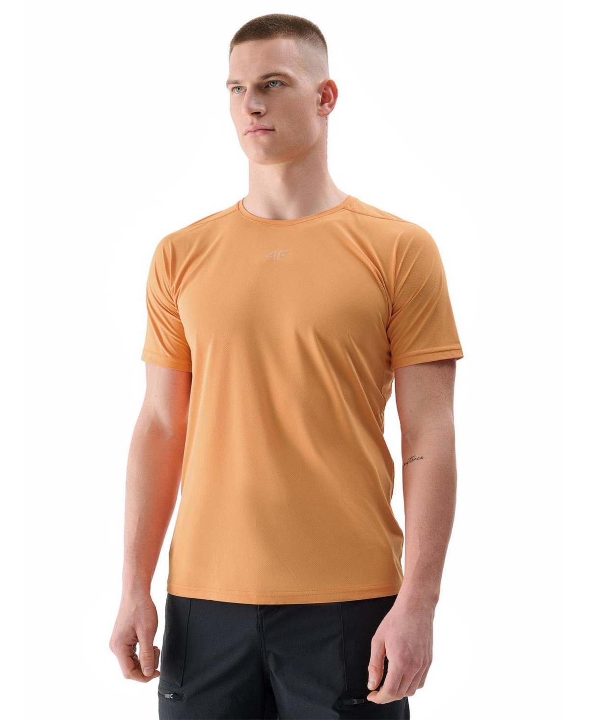4F Men's Performance Wear Quick-Dry Cycling T-Shirt – Regular Fit