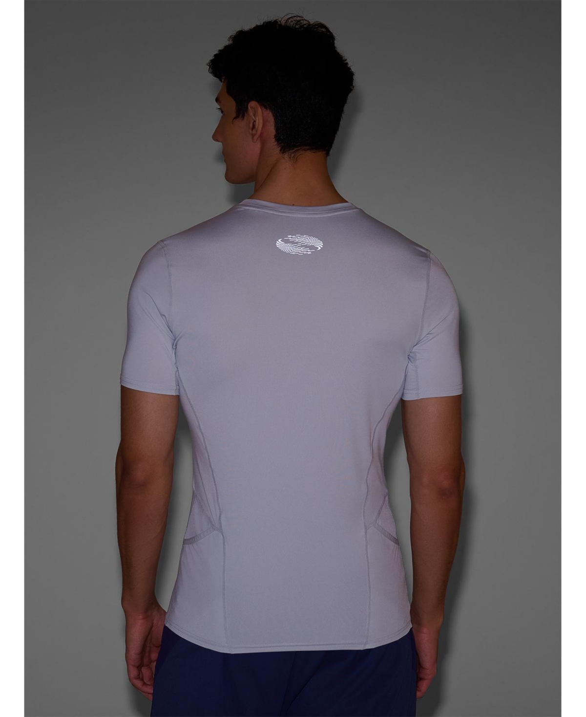 4F Men's Slim Quick-Dry Running T-Shirt Stretch Reflective
