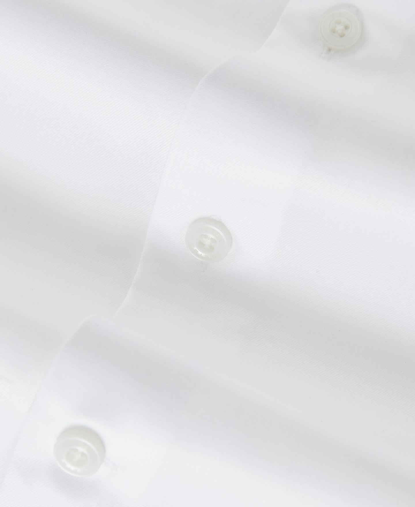 Мужская рубашка REISS Storm Slim Cotton-Twill Two-Fold Slim-Fit Dress Shirt, цвет: Белый — фото 3
