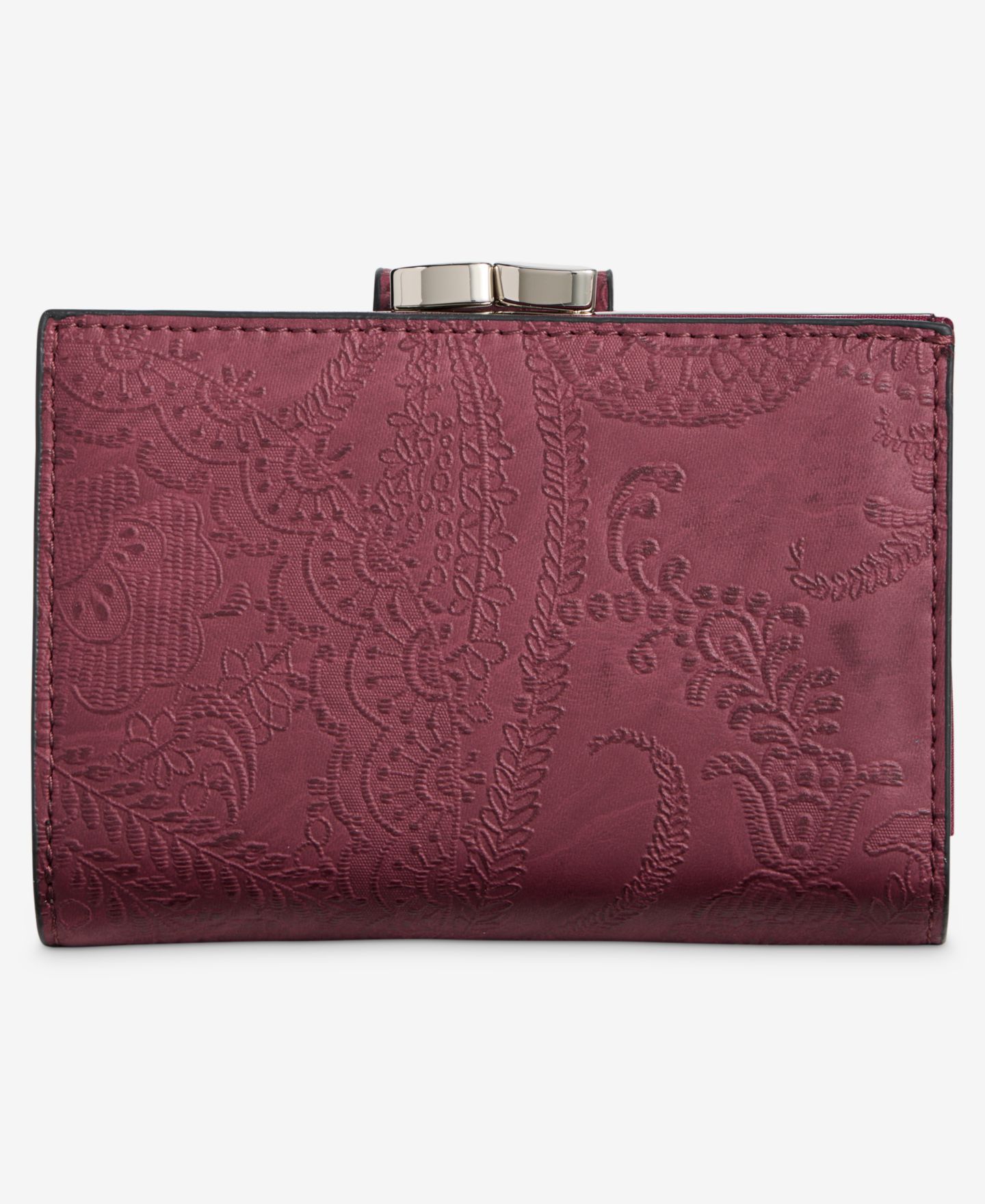 Женский кошелёк Giani Bernini Paisley Framed Wallet, цвет: Костяной — фото 4