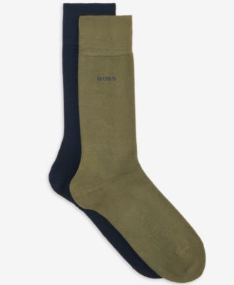 Men's Solid Crew Socks, 2-Pack