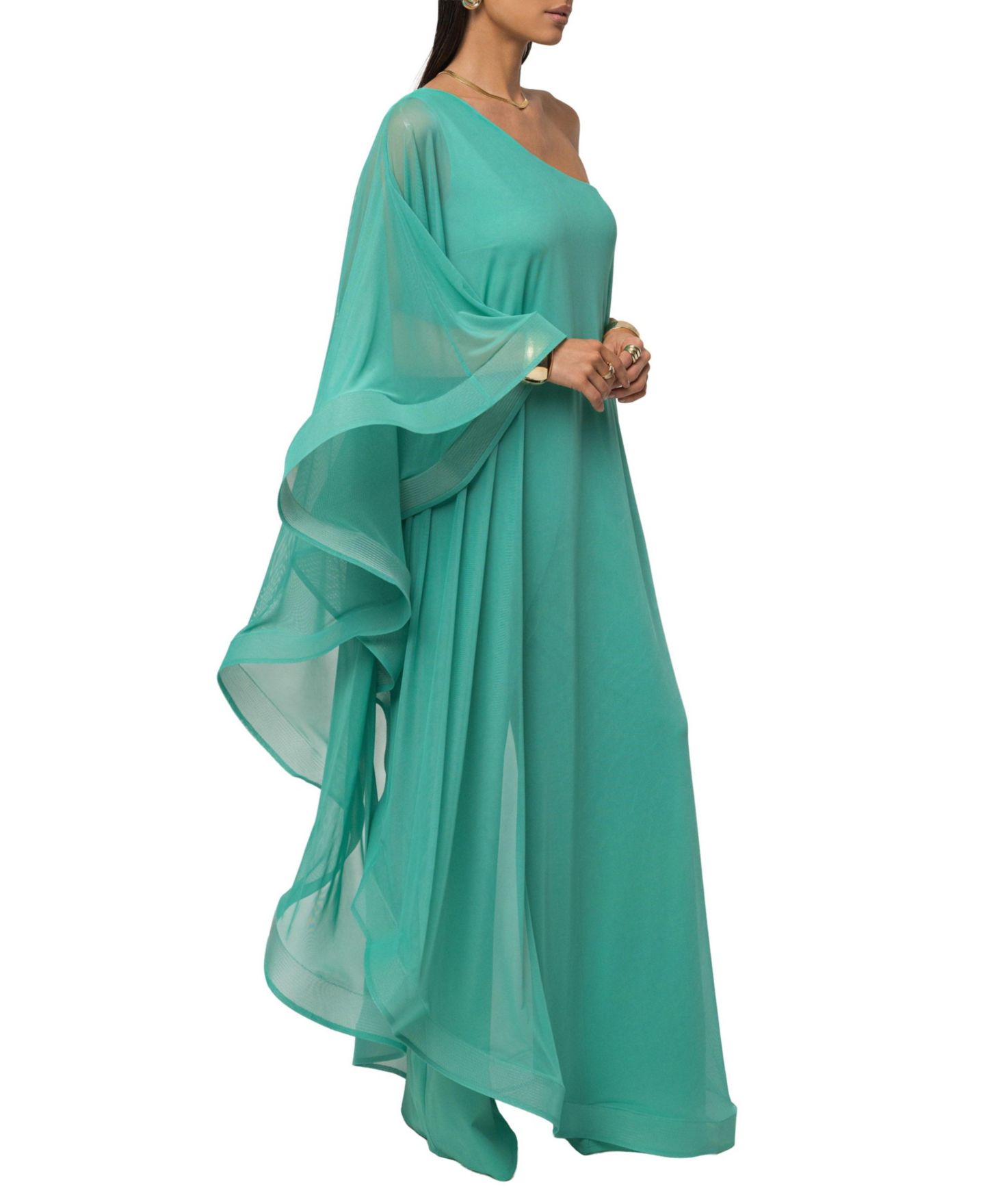 Женский комбинезон JLUXLABEL New Waves Jumpsuit, цвет: Зелёный — фото 3