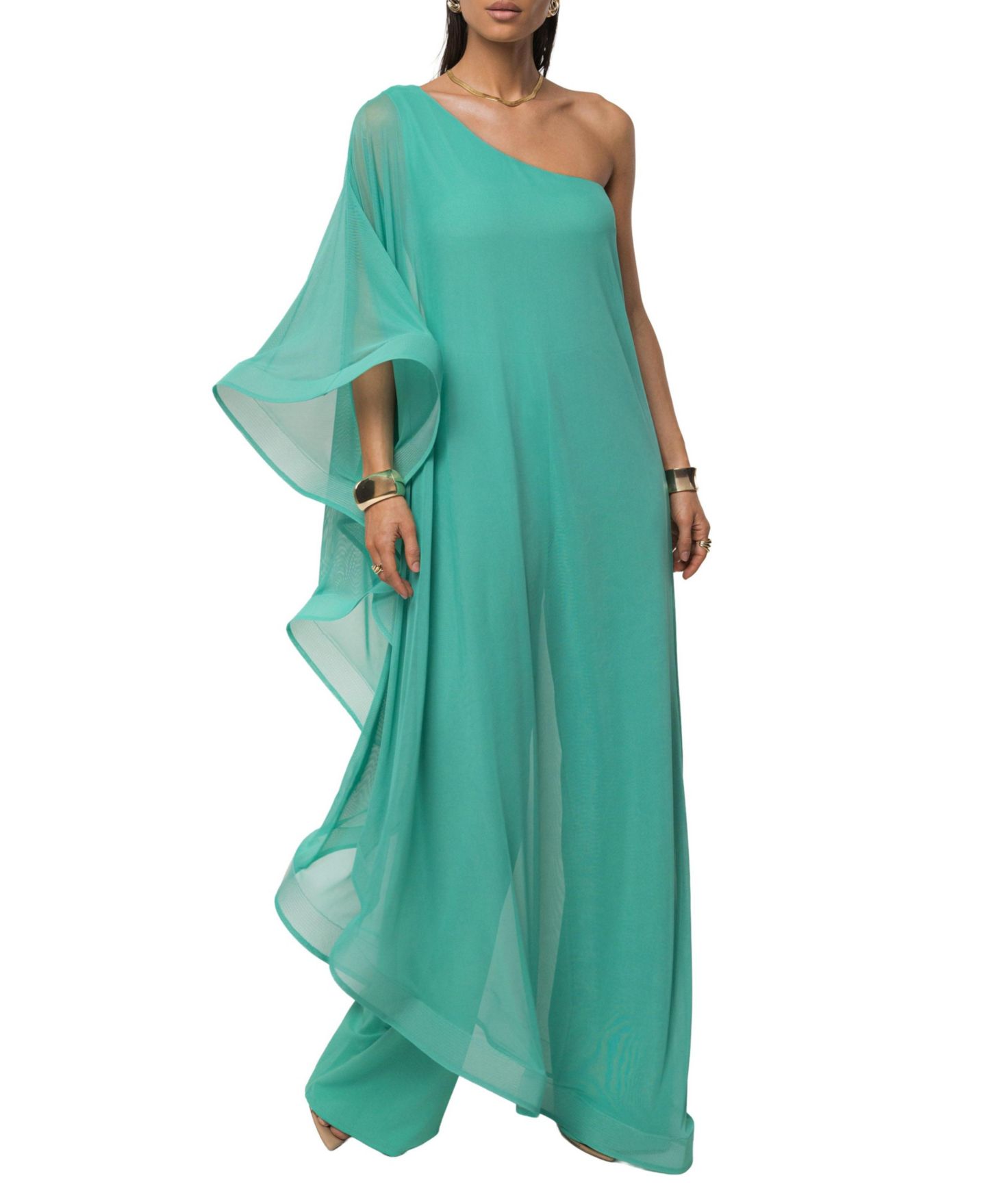 Женский комбинезон JLUXLABEL New Waves Jumpsuit, цвет: Зелёный — фото 11