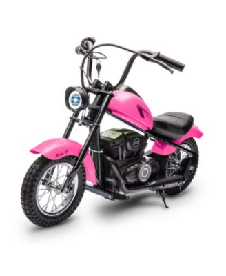 45.2 x 23.1 x 29.6 Inch Kids Electric Ride On Motorcycle, 24V Battery Powered Sport Bike with 18 MPH Speed for Outdoor Riding Fun