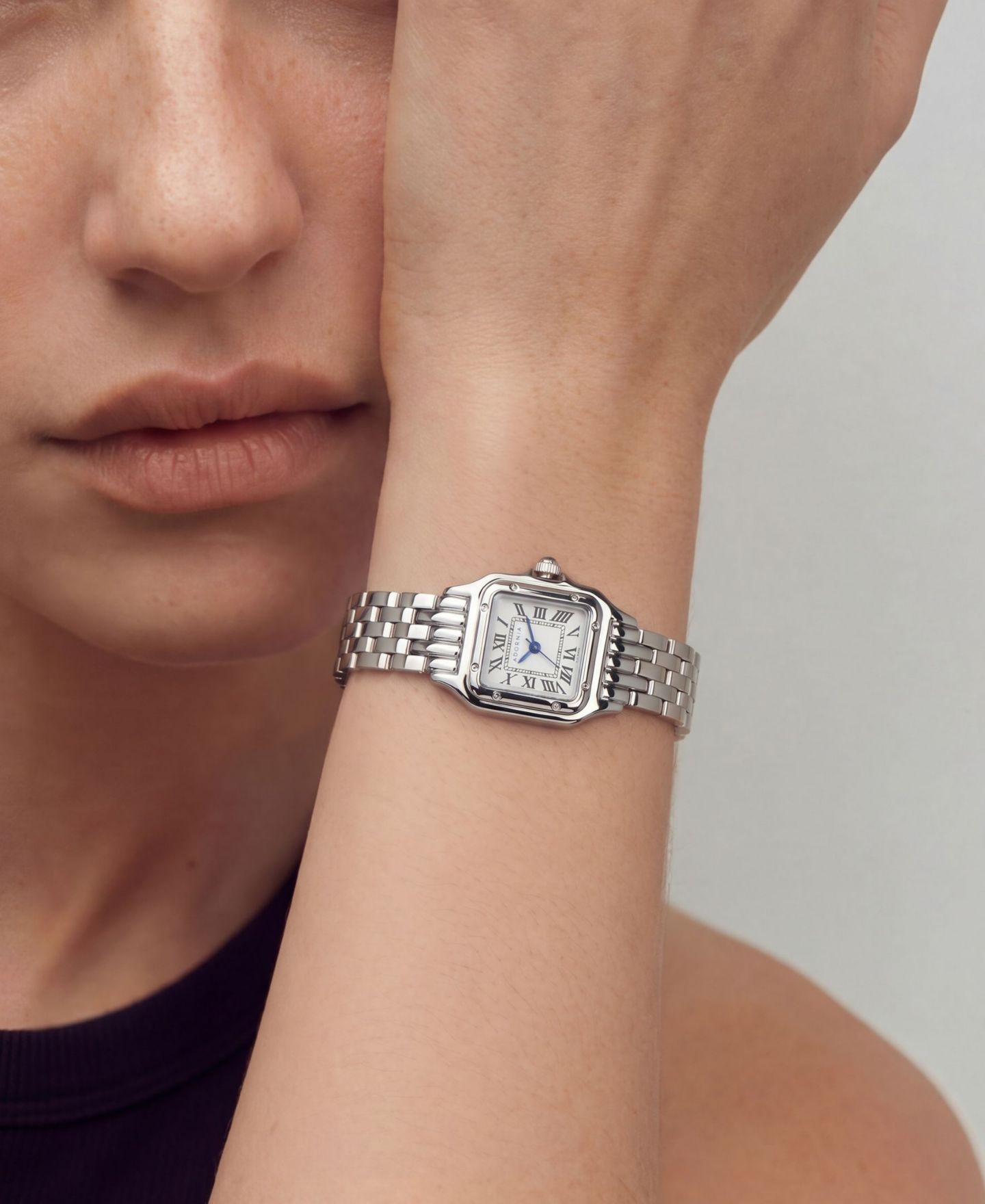 Женские часы ADORNIA Silver Paris White Face Watch — фото 3