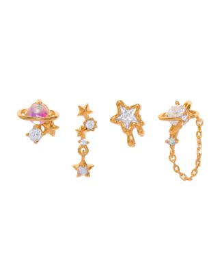 Crystal Lunar Dreams Stud Earrings Set