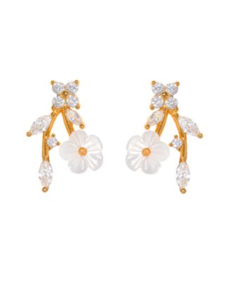 Crystal Wildflower Earrings