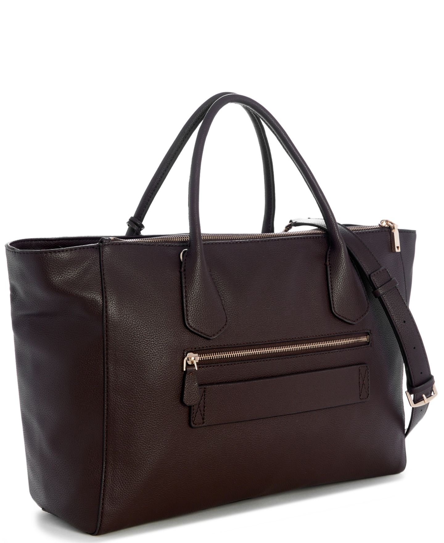 Женская сумка GUESS Marissa Tech Extra-Large Tote, цвет: Чёрный — фото 10