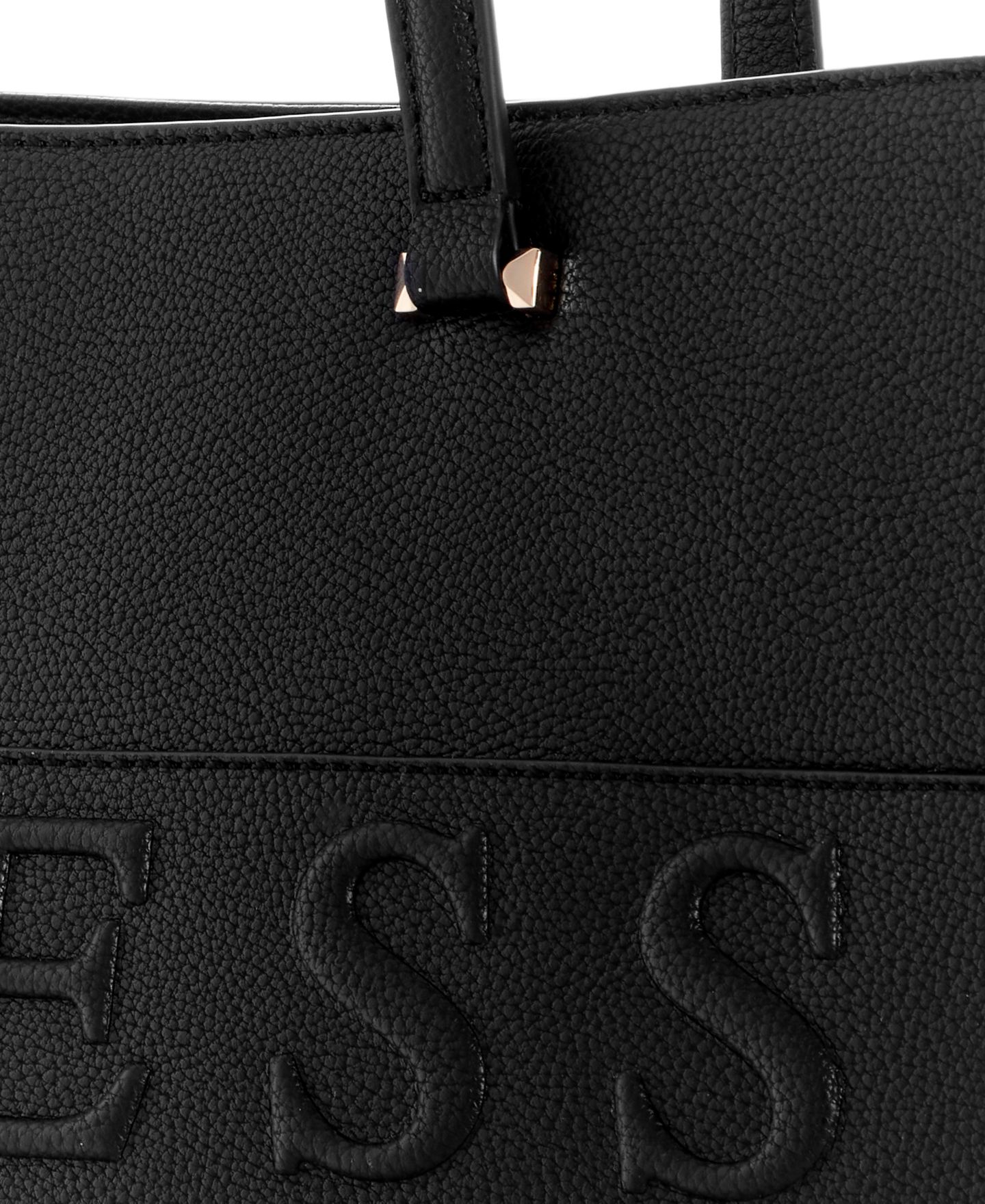 Женская сумка GUESS Shimmer Book Large Tote Handbag, цвет: Чёрный — фото 3