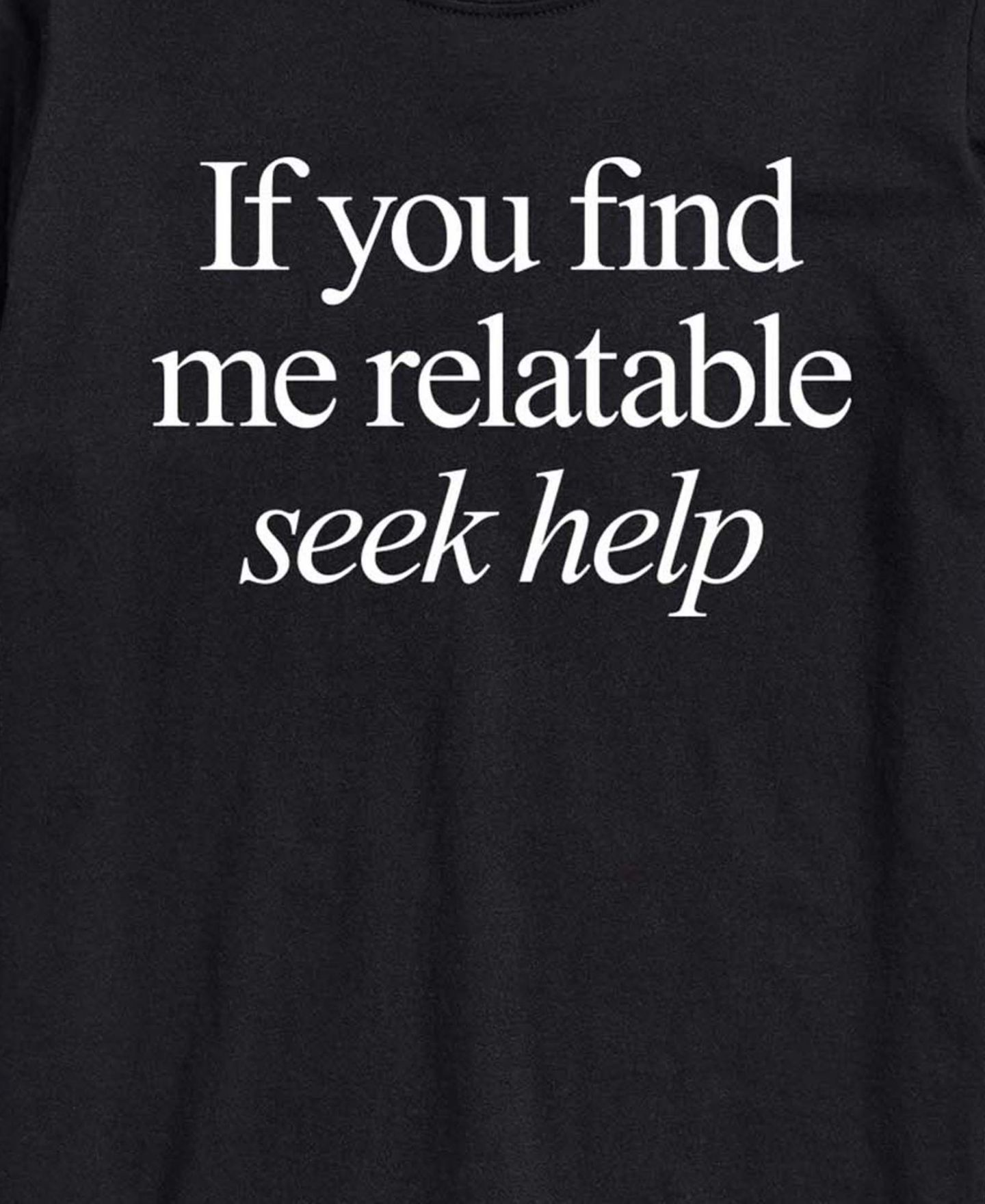 Мужская футболка AIRWAVES If You Find Me Relatable Short-Sleeve Graphic, цвет: Чёрный — фото 3