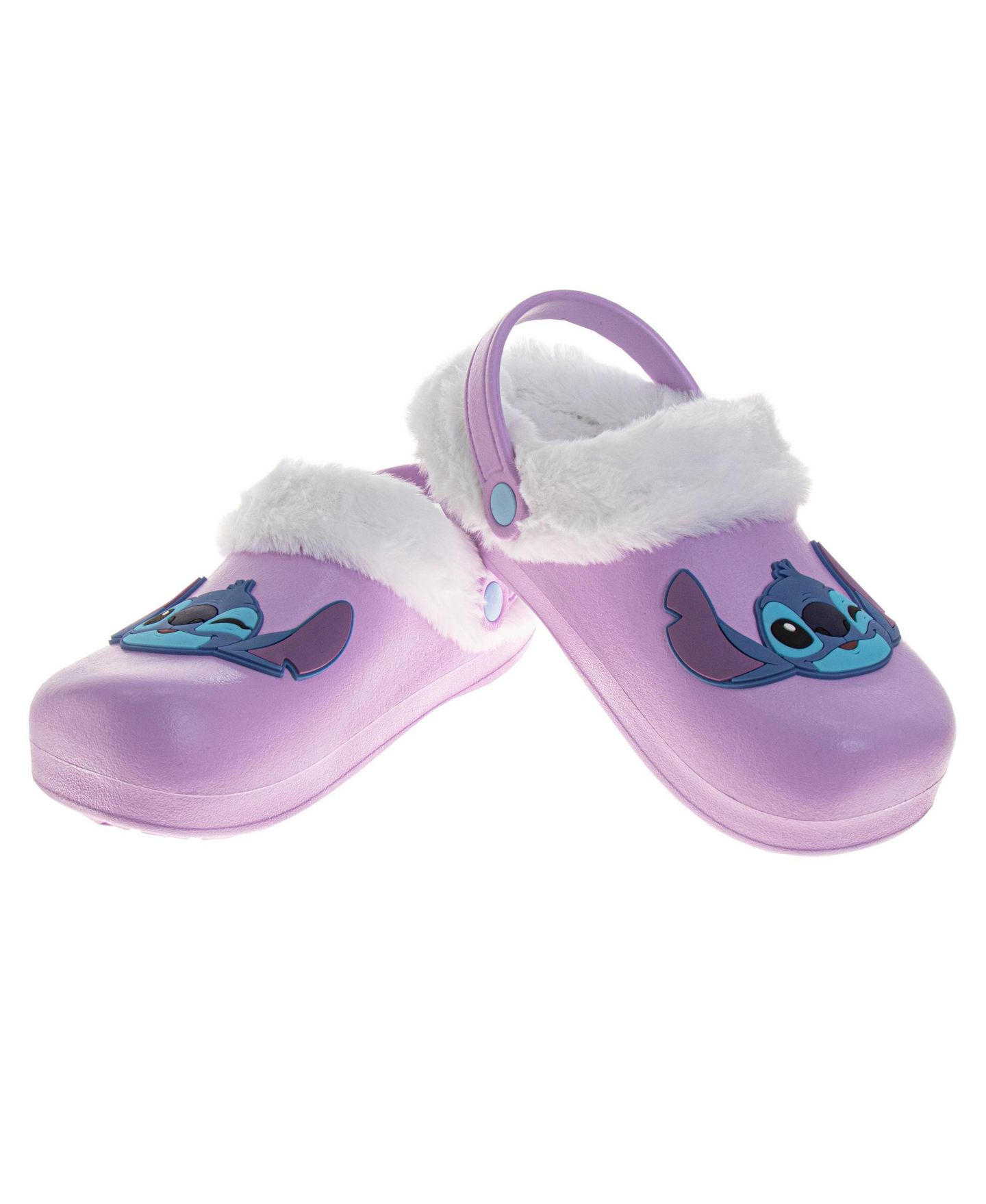 Детские сабо Disney Kids Classic Fleece Lined, цвет: Сиреневый — фото 5