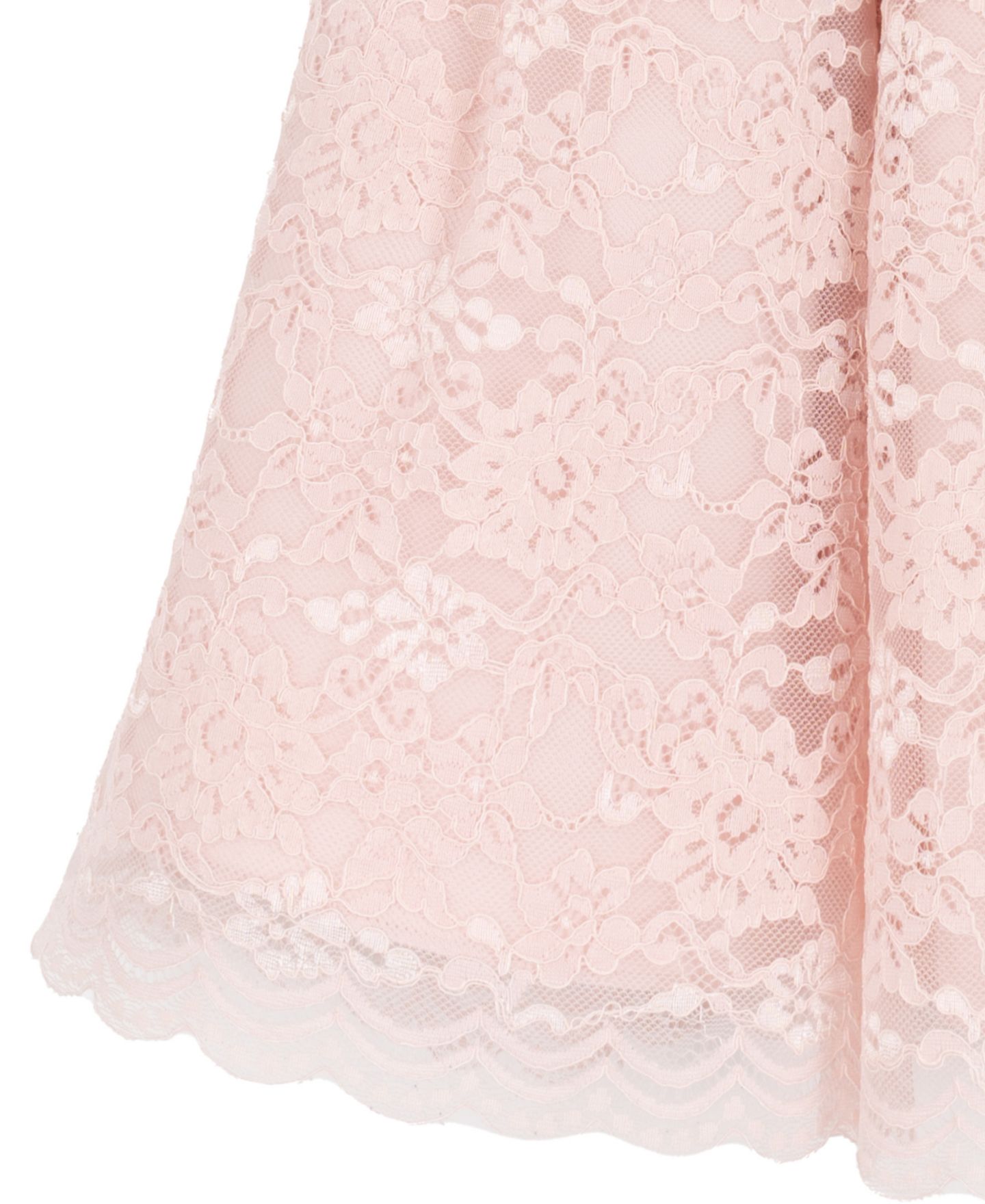 Платье Rare Editions Lace Flutter Sleeve Dress для девочек, цвет: Пудровый — фото 7