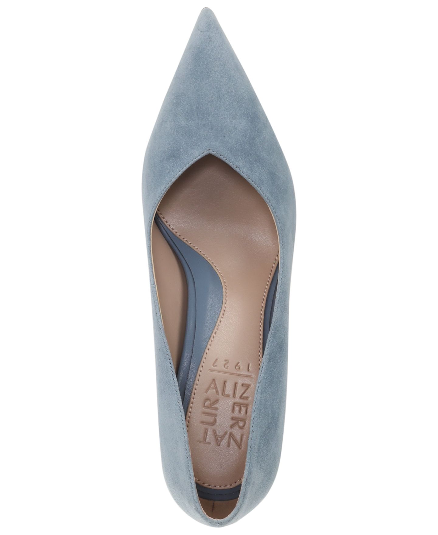 Женские туфли Naturalizer Ella Slip-On Pumps, цвет: Синий пепельный замшевый — фото 6