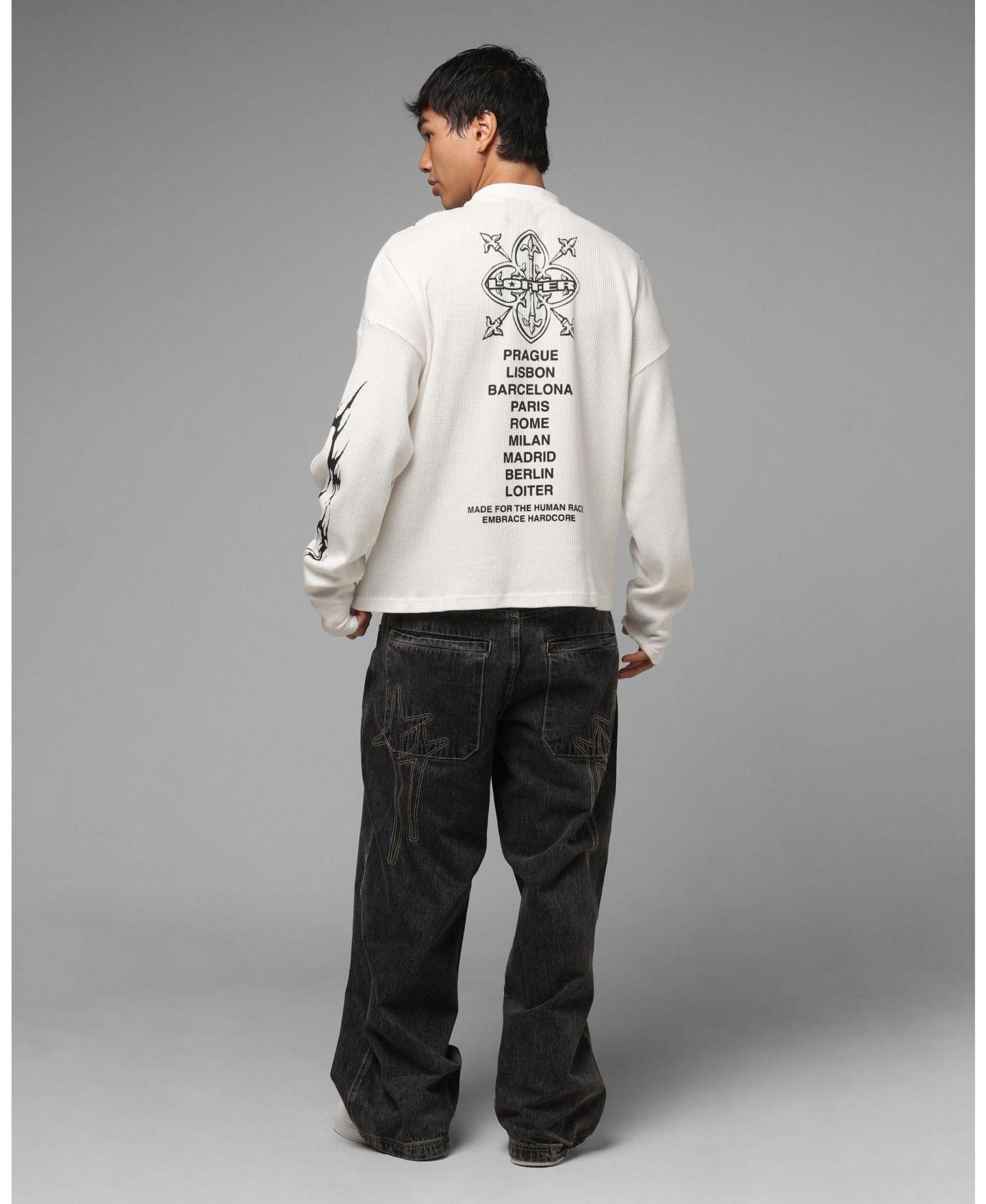 Мужская футболка Loiter Cyber Thermal Long Sleeve, цвет: Белый — фото 6
