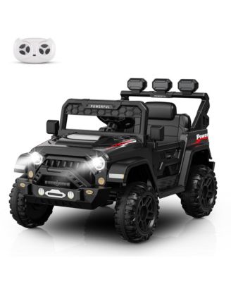 12V Electric Ride-On Off-Road Vehicle with Parental Remote Control, 3 Speeds, Ages 3-7