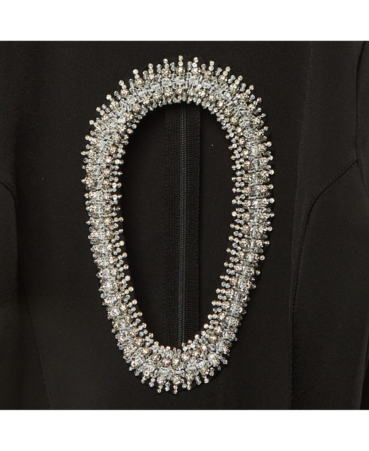 Pre-Owned Givenchy Women's Jersey Cut-Out Embellished Gown
